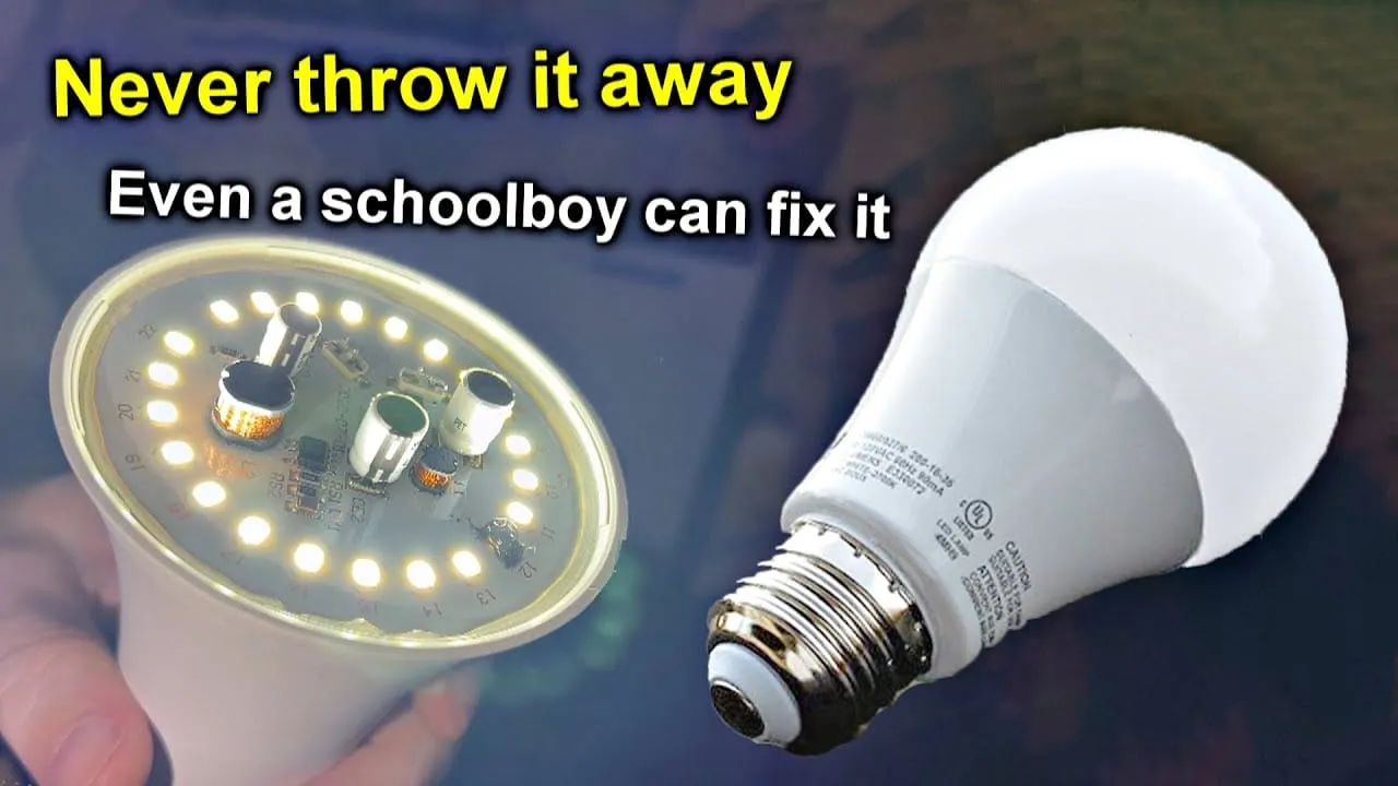 How To Fix A Led Light Bulb?